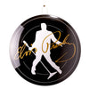 Elvis Presley Silhouette Signature Dome Metal Sign - 15.5"